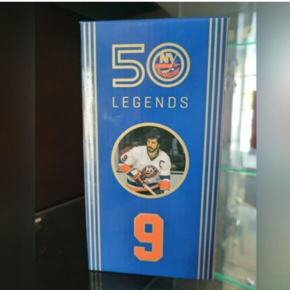 🎄🎄🎁NHL New York Islanders Clark Gillies Bobblehead New In Box✨️✨️ - Picture 3 of 4